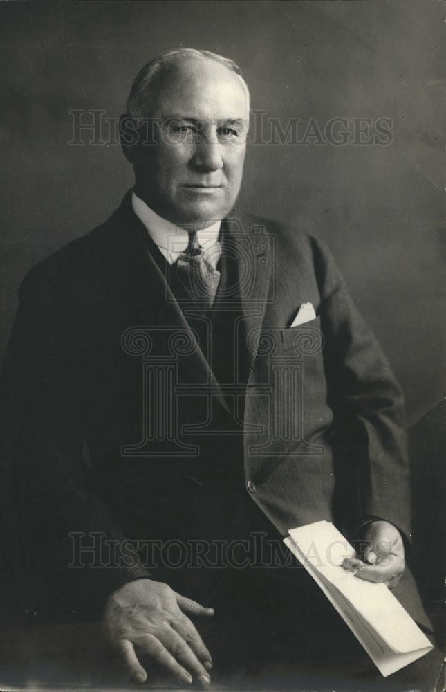 Press Photo Edward D. Stair Detroit Journal Co. - Historic Images