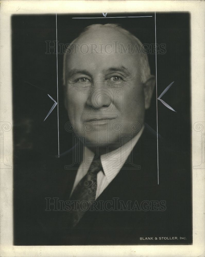 Press Photo Edward Stair Detroit Journal Owner - Historic Images