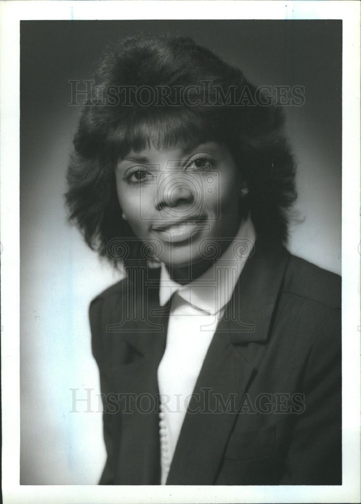 1988 Press Photo Faye Stallworth K Mart Director - Historic Images