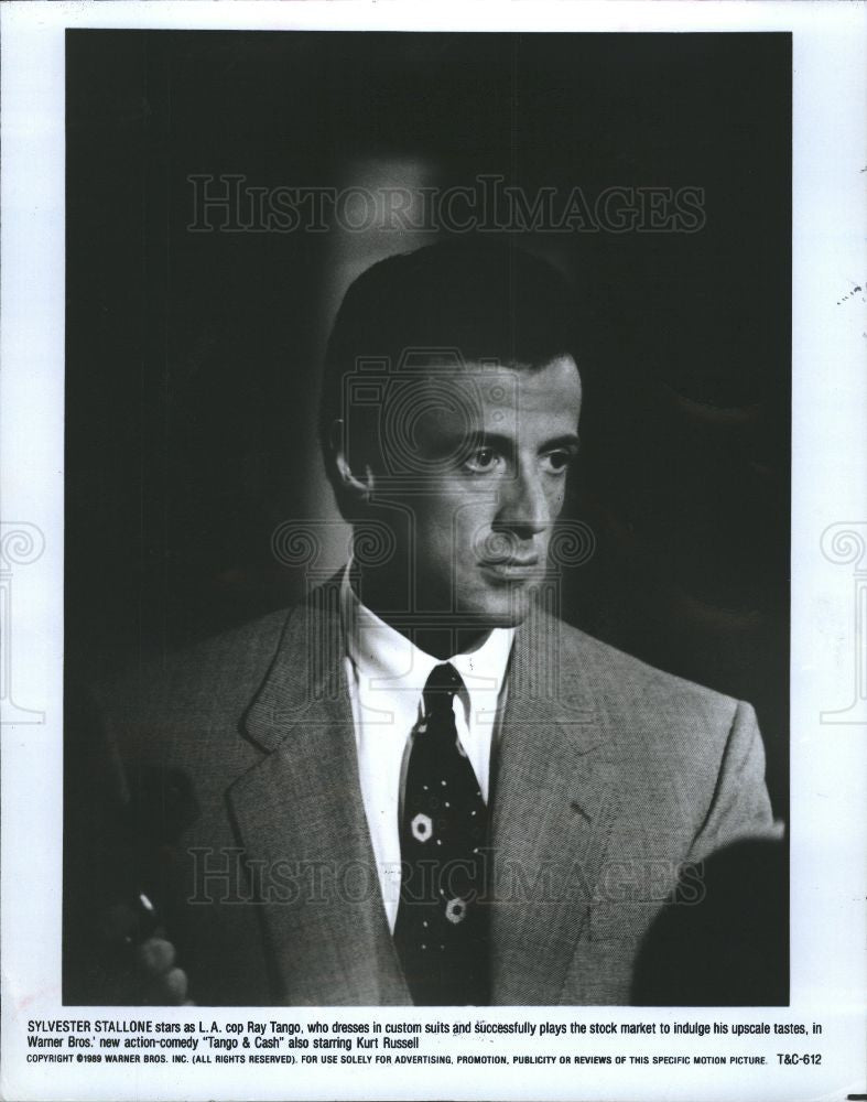 1989 Press Photo Sylvester Stallone Actor - Historic Images