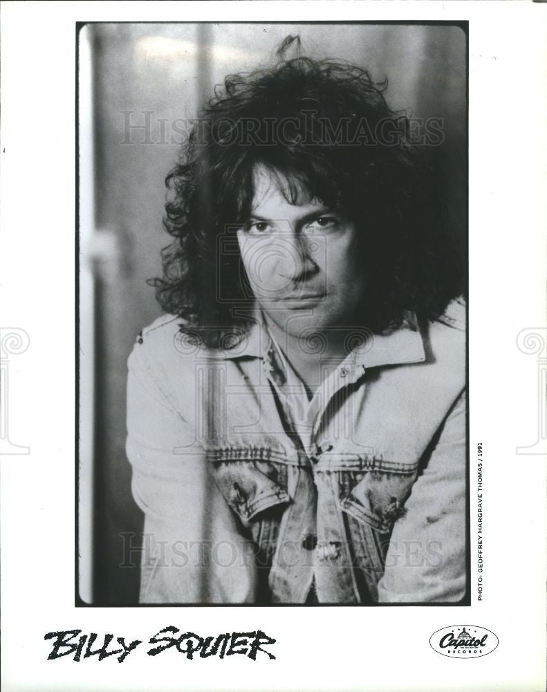 1991 Press Photo Billy Squier Musician - Historic Images