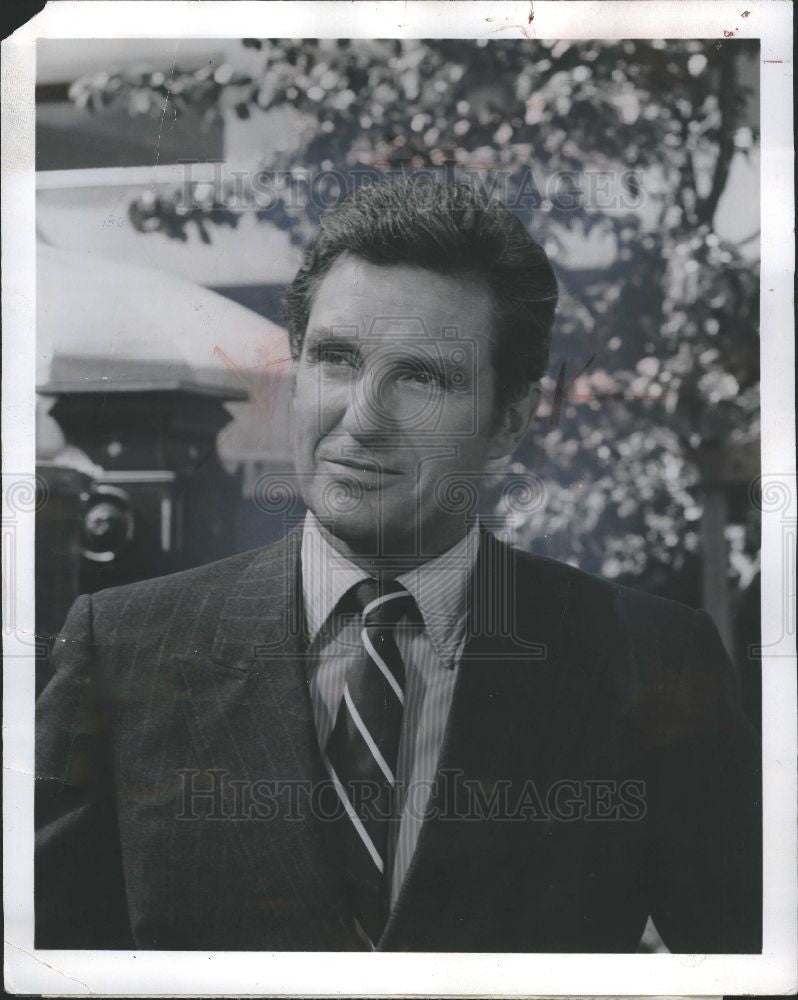 1970 Press Photo Robert Stack  American actor - Historic Images