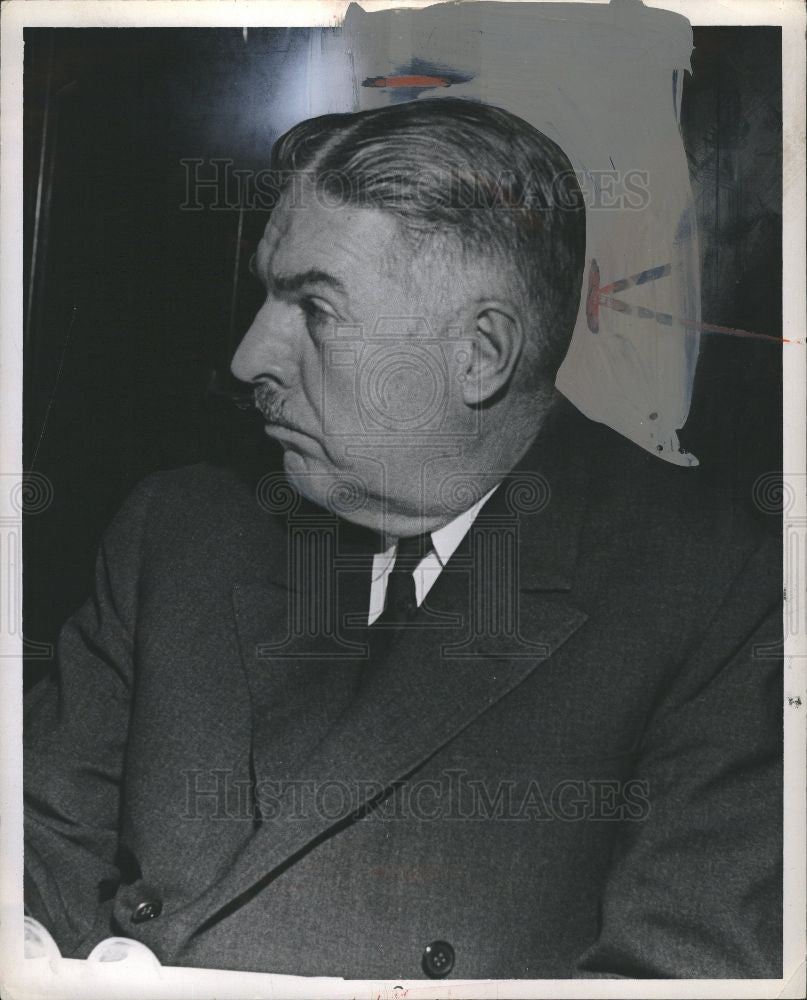 1963 Press Photo Neil Staebler Politician Michigan - Historic Images