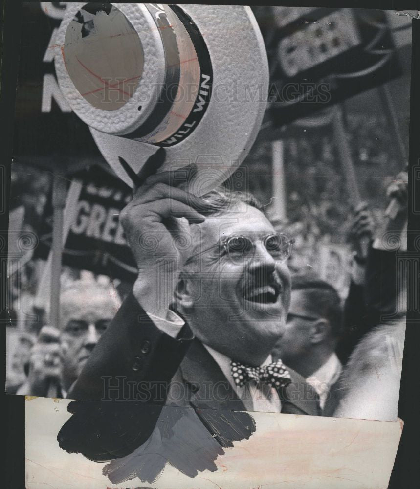 1960 Press Photo Staebler Michigan Democratic Party - Historic Images