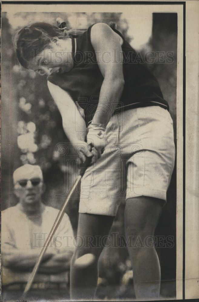 1970 Press Photo Hollis Stacy Pinehurst golf tournament - Historic Images