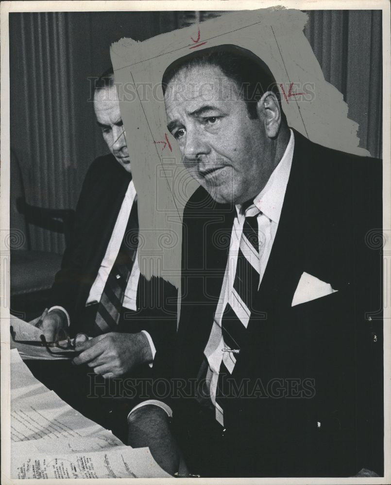 1969 Press Photo Lt. Elmer Reed And John Spreen - Historic Images
