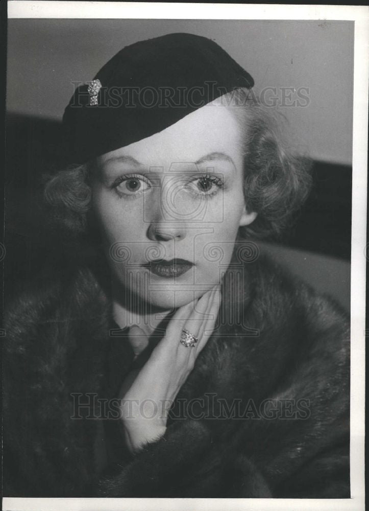 1936 Press Photo Mrs Roxana Gloria Spreckels divorce - Historic Images