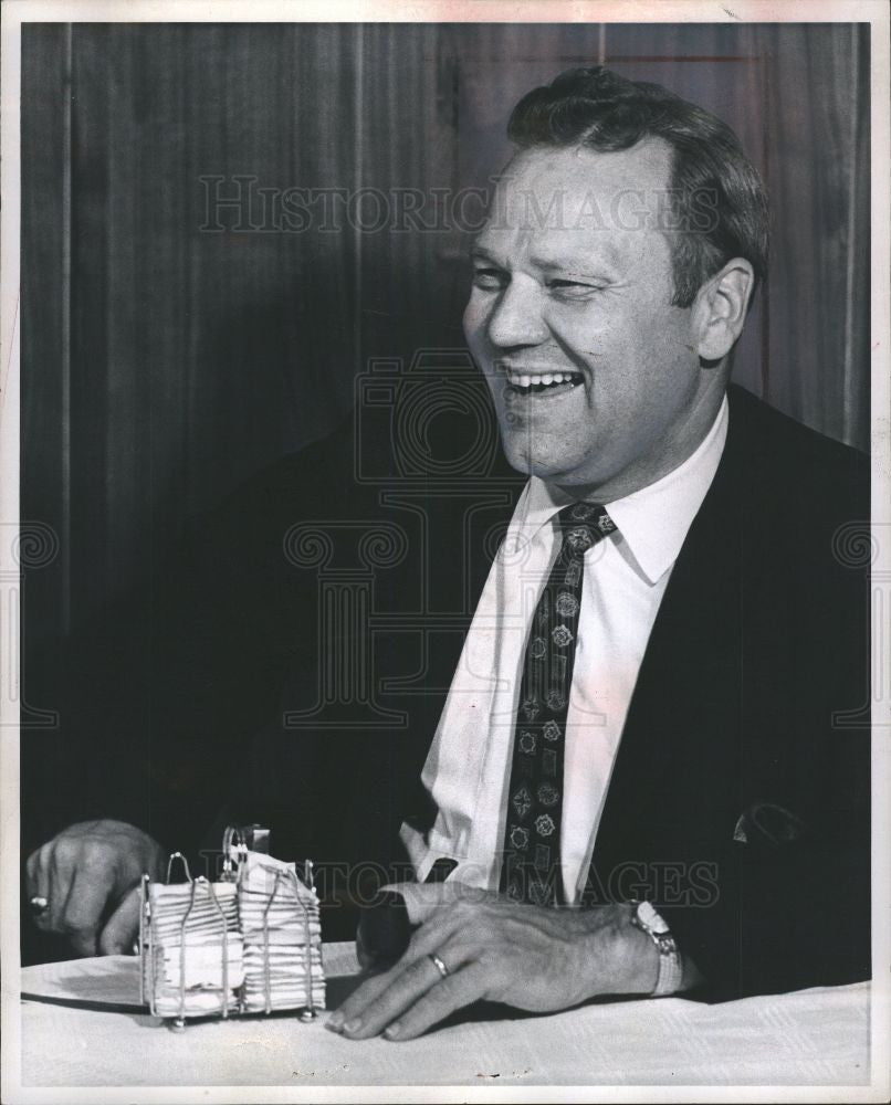 1965 Press Photo Harold Sponberg EMU President 1965 - Historic Images