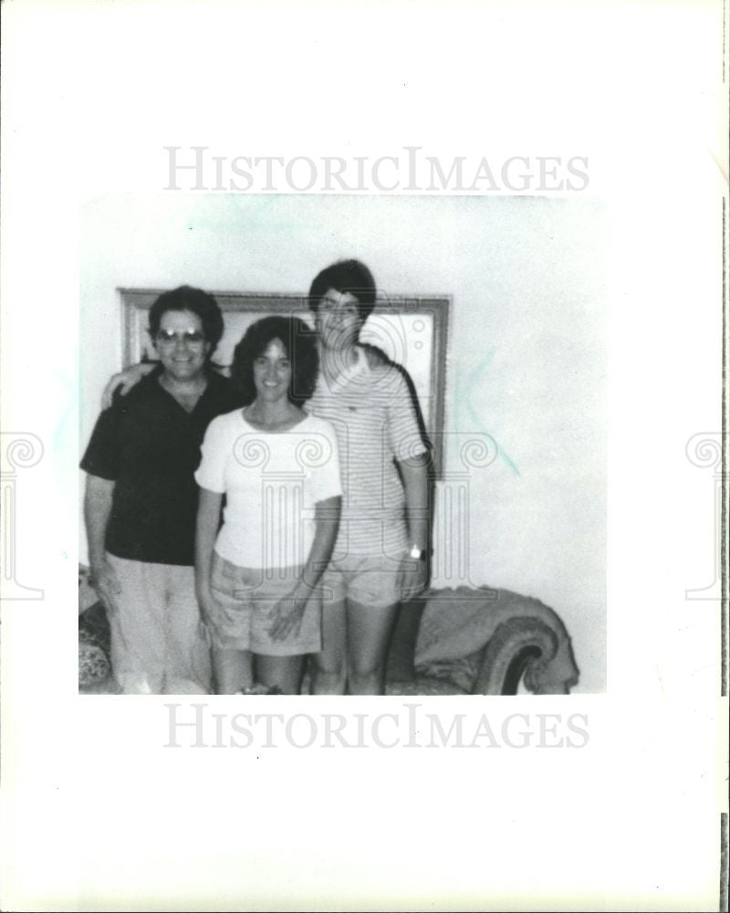 1985 Press Photo Bob Talbert  Mary Jane Sanders - Historic Images