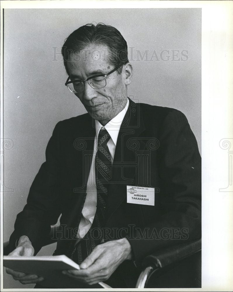 1980 Press Photo Hiroshi Takahashi - Historic Images