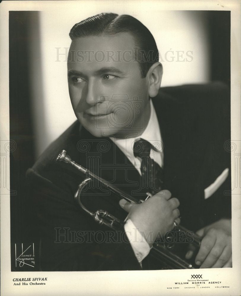 1946 Press Photo Charlie Spivak American trumpeter - Historic Images