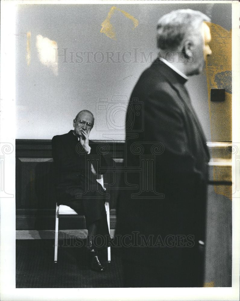 1990 Press Photo Adam J Maida, Archdiocese of Detroit - Historic Images