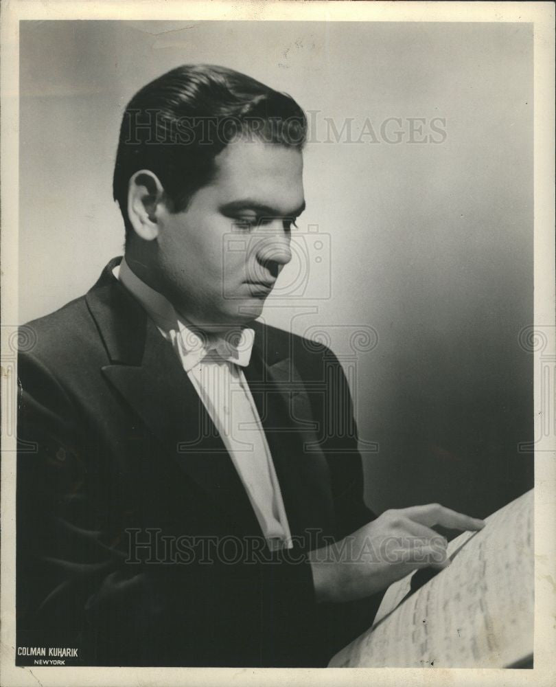 1961 Press Photo Bela Szilagi pianist - Historic Images