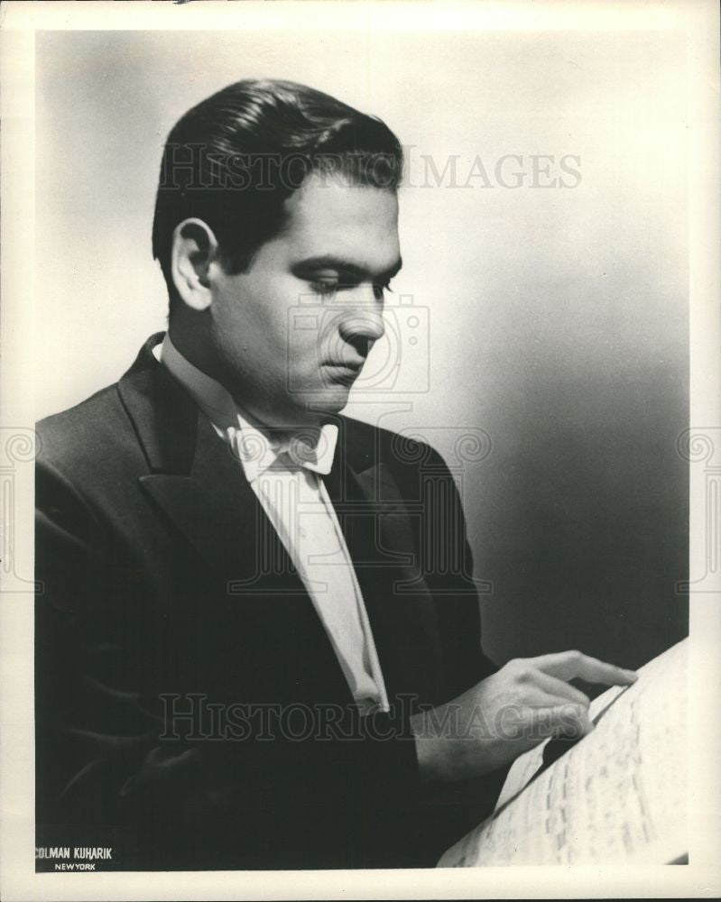1963 Press Photo Bela Szilagi pianist musician - Historic Images