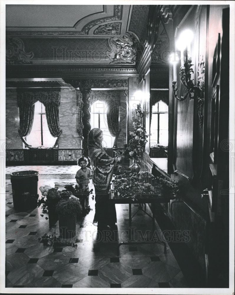 1977 Press Photo Hare Krishna Temple - Historic Images