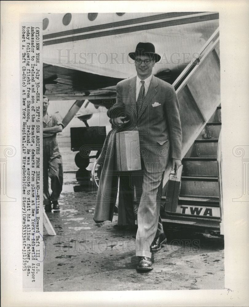 1953 Press Photo William Howard Taft III - Historic Images