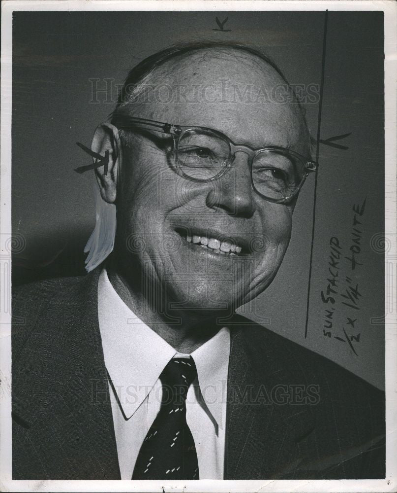 1957 Press Photo Senator Robert Taft Republican Ohio - Historic Images
