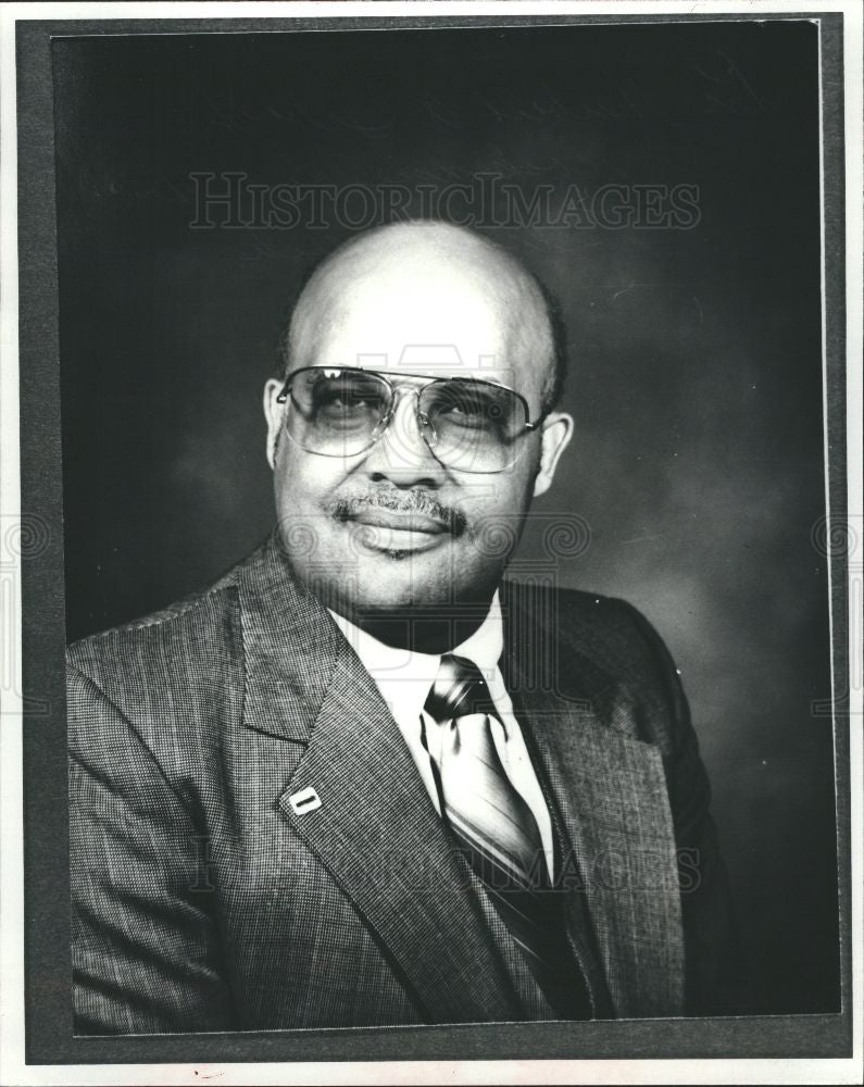 1983 Press Photo Herbert Tabor Mackenzie High School - Historic Images