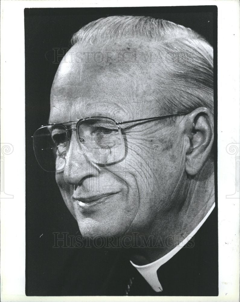 1998 Press Photo Cardinal Edmund Szoka President - Historic Images