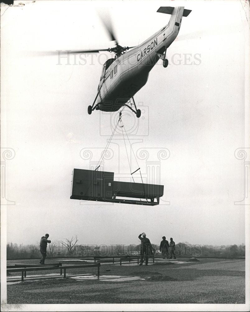 1970 Press Photo HELICOPTER CHOPPER POWER - Historic Images