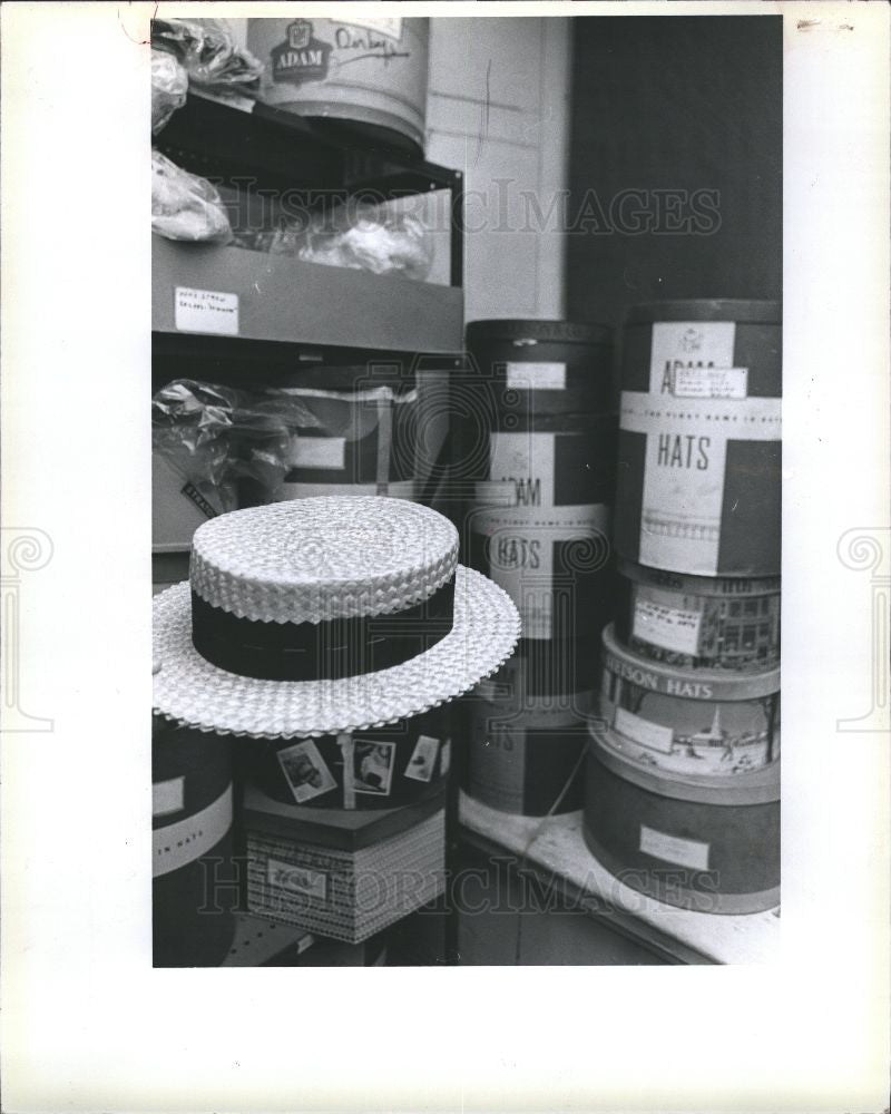1978 Press Photo Straw Hats - Historic Images