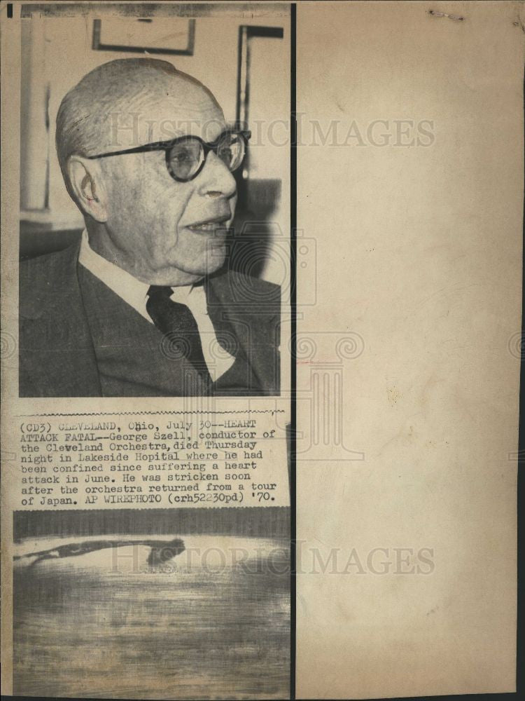 1979 Press Photo George Szell Conductor of Cleveland Or - Historic Images