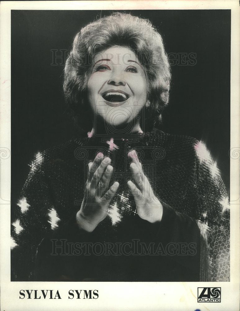 Press Photo Slyvia Syms English Actress - Historic Images