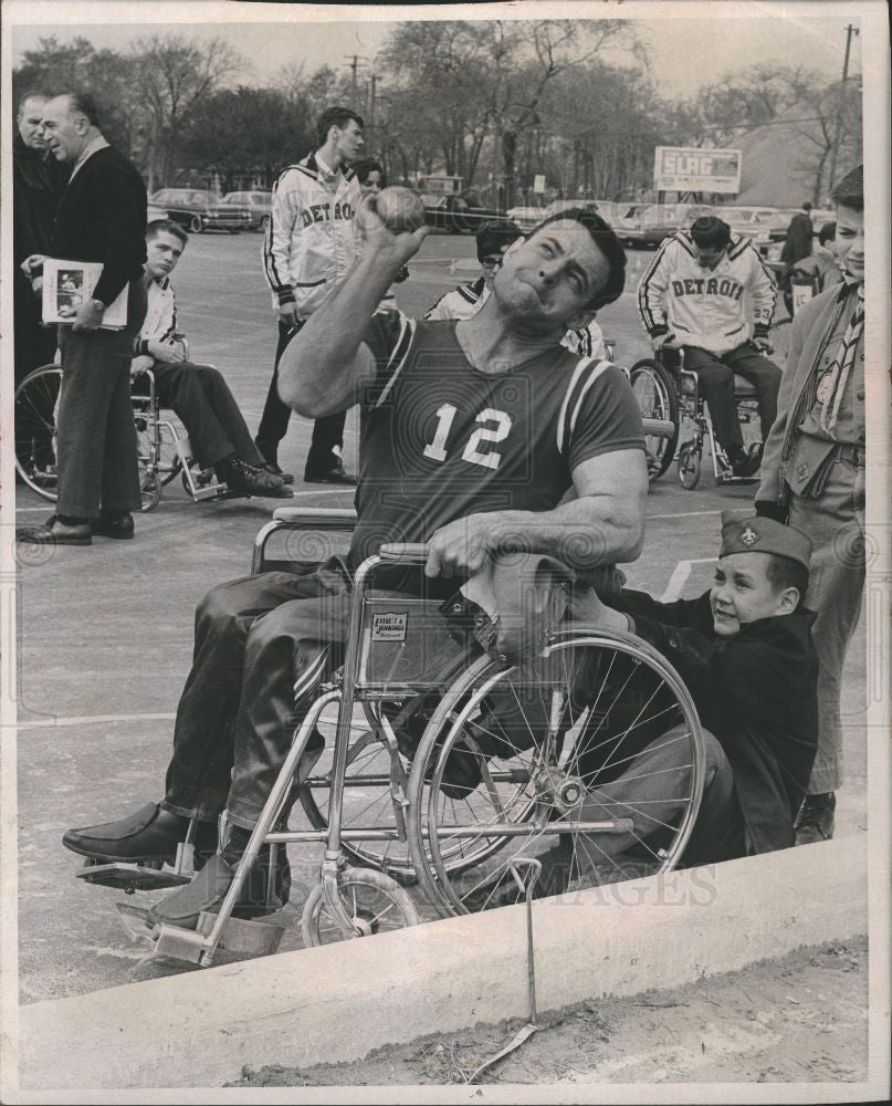 1972 Press Photo wheelchair athletics - Historic Images