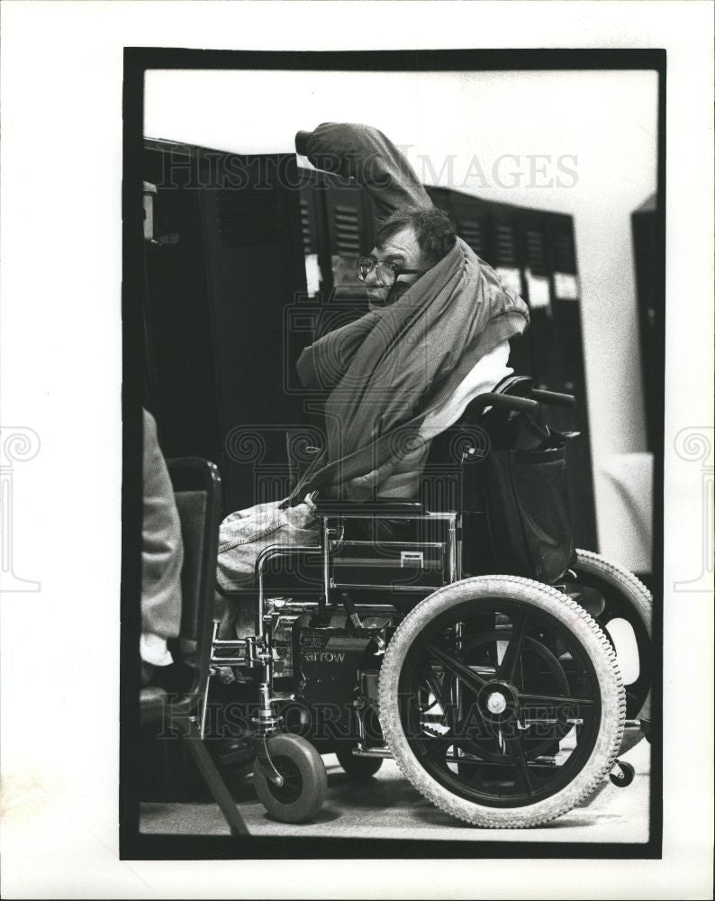 1992 Press Photo Handicapped Series Time For Hope - Historic Images