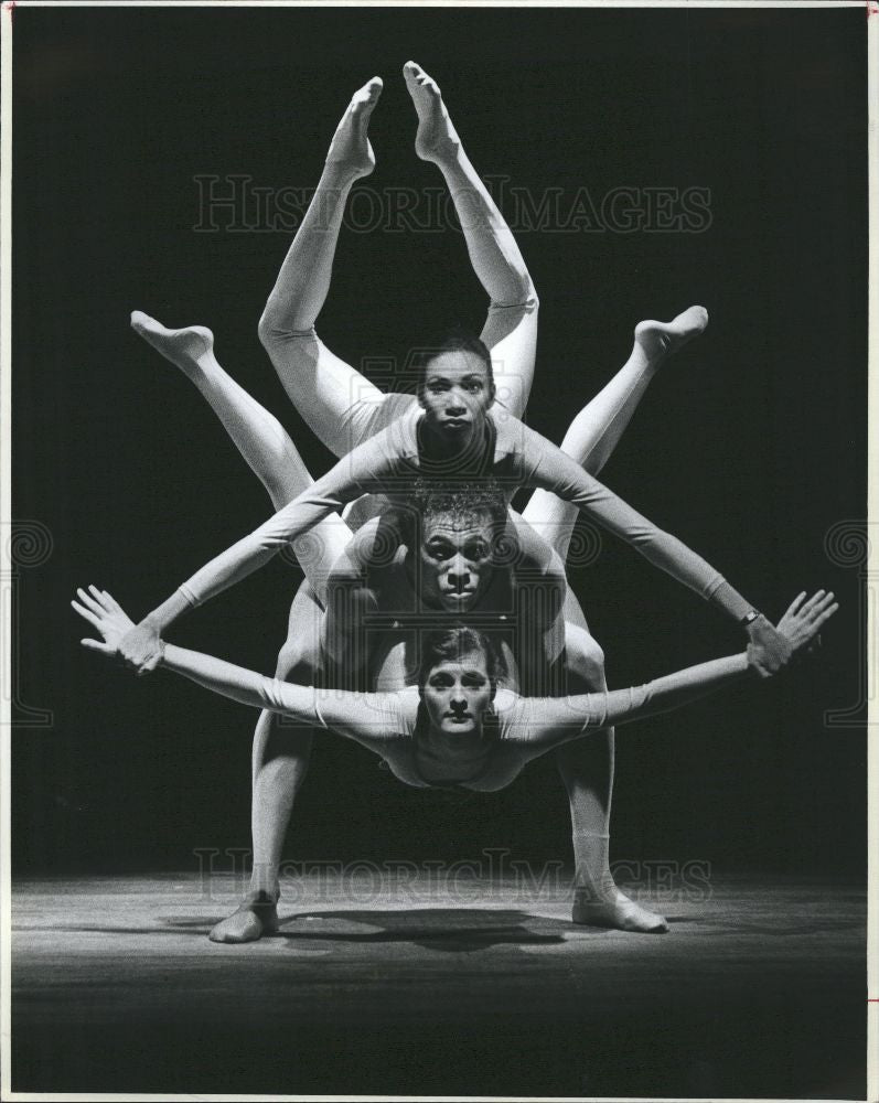 1985 Press Photo Harbinger Dance Company "Mobile" - Historic Images