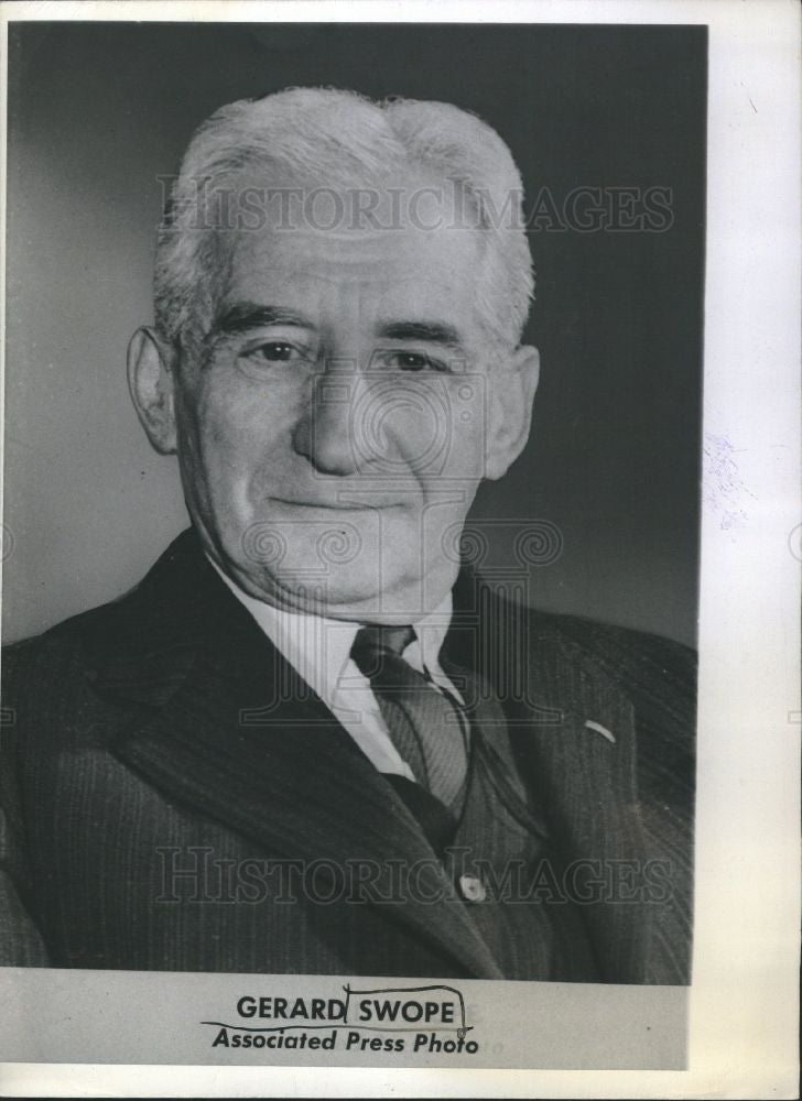1944 Press Photo Gerard Swope - electronics businessman - Historic Images