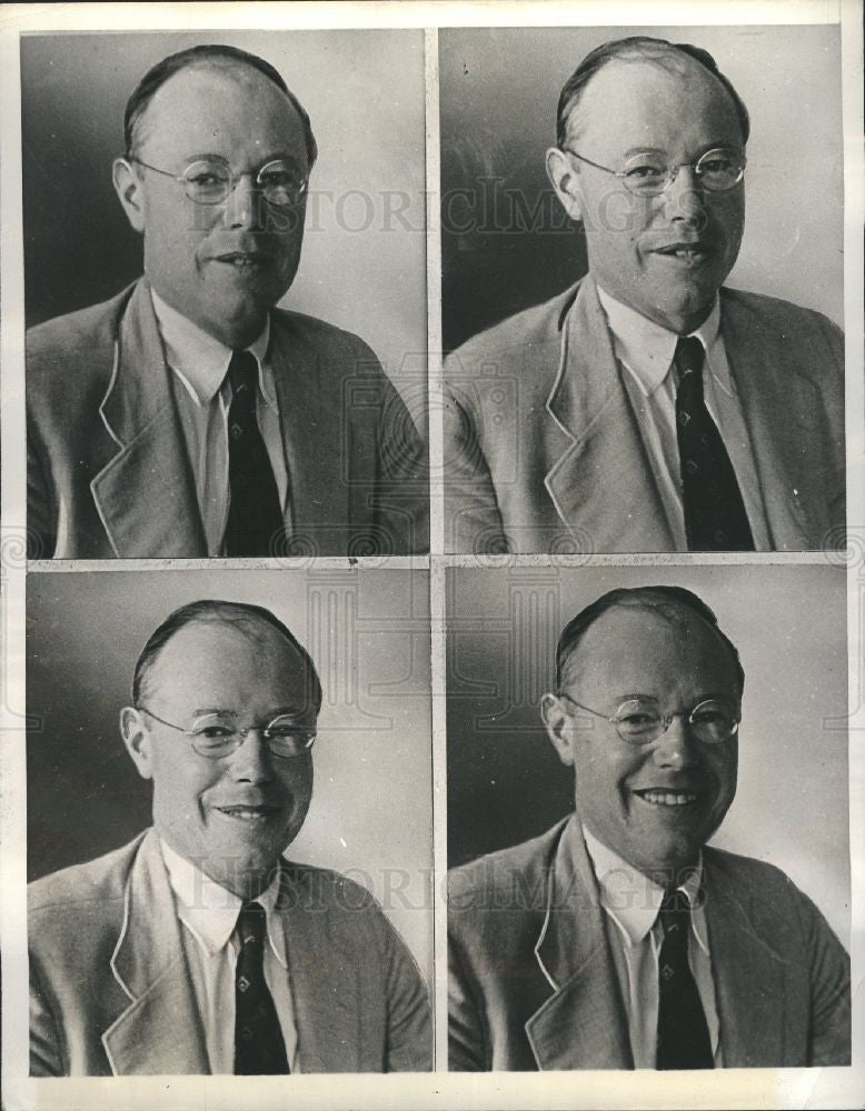 1936 Press Photo Robert A. Taft Senator - Historic Images