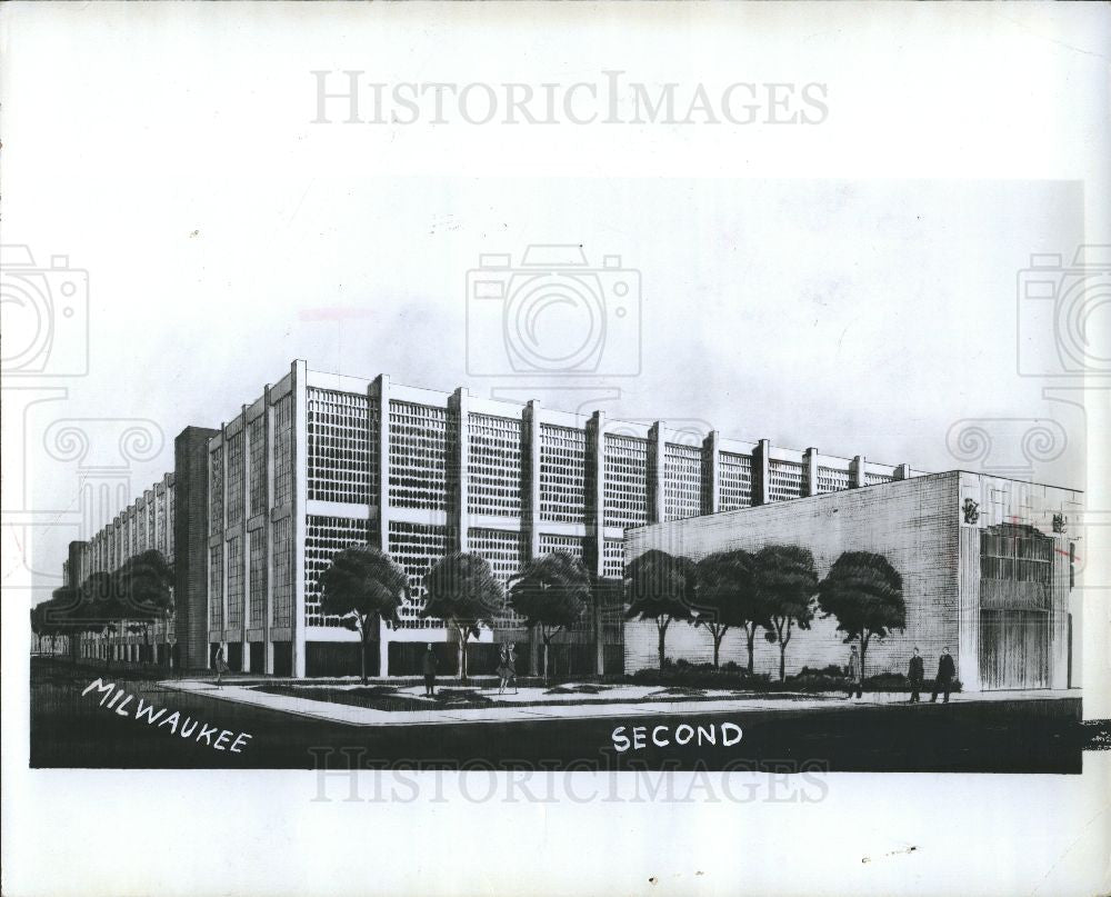 1972 Press Photo General Motors Corporation Headquarter - Historic Images