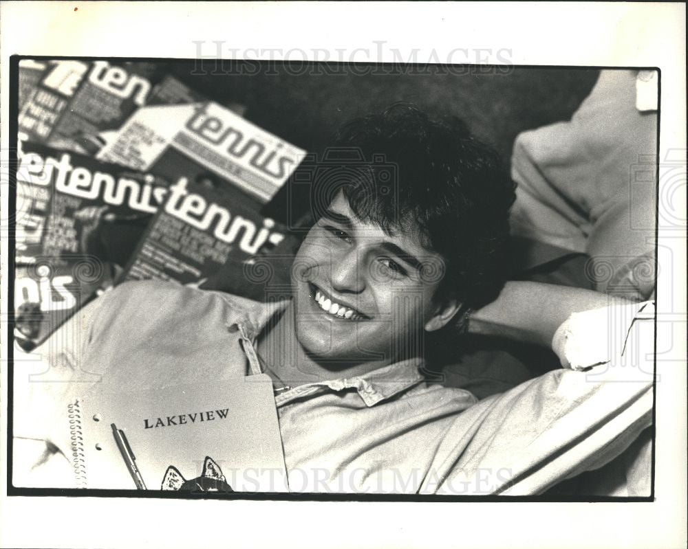 1987 Press Photo Scott Stabile President - Historic Images
