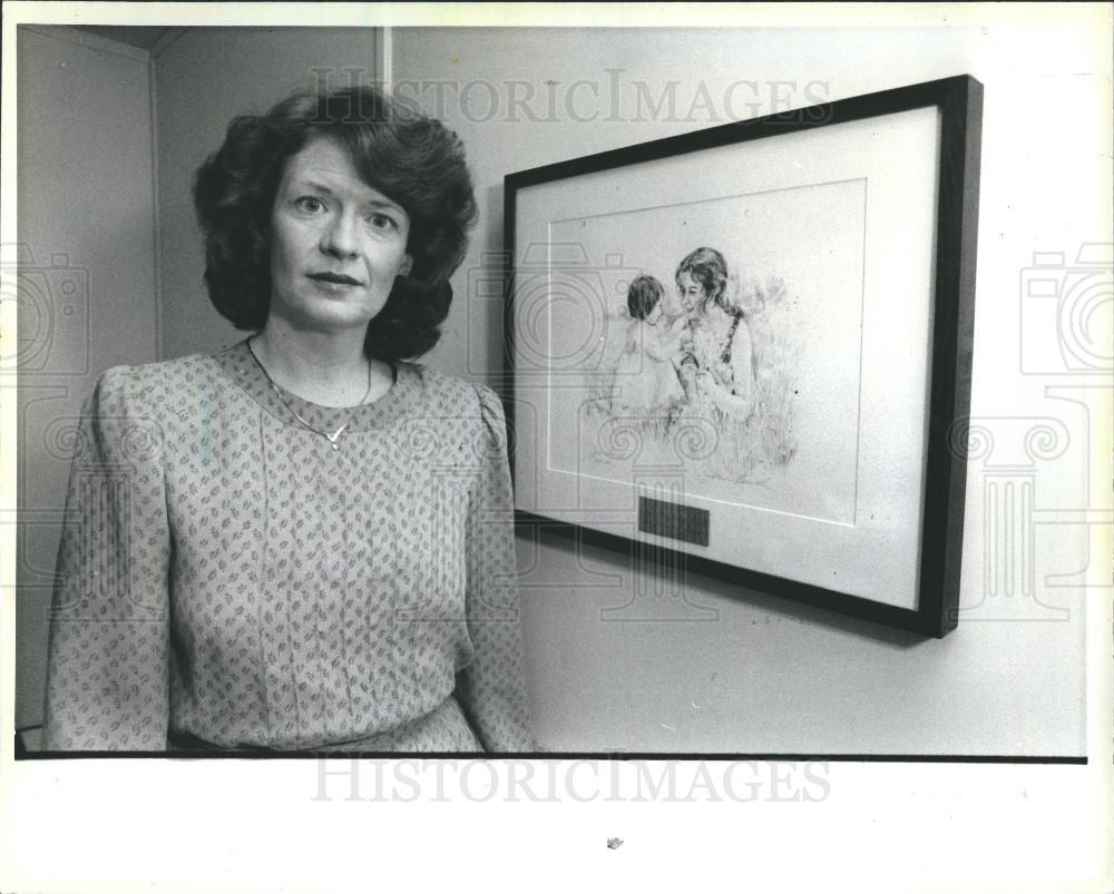 1985 Press Photo Deborah Debbie Stabenow Rep Lansing - Historic Images