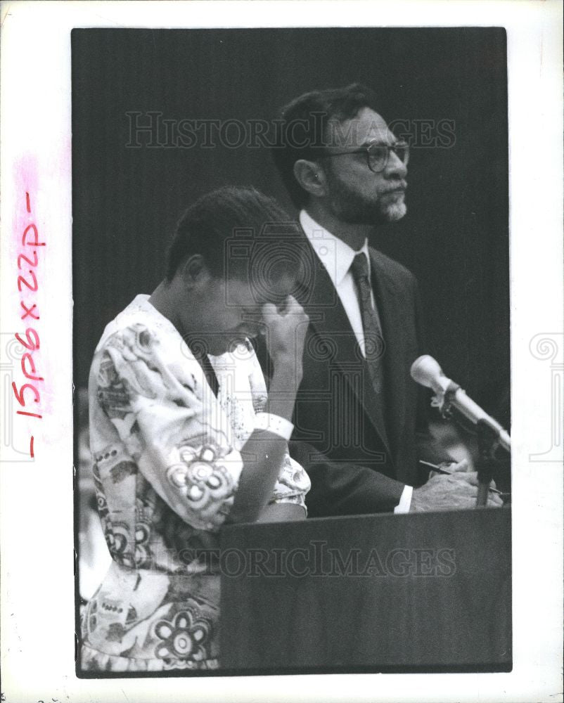 1991 Press Photo Marie Springfield Judge Carnovale&#39;s - Historic Images