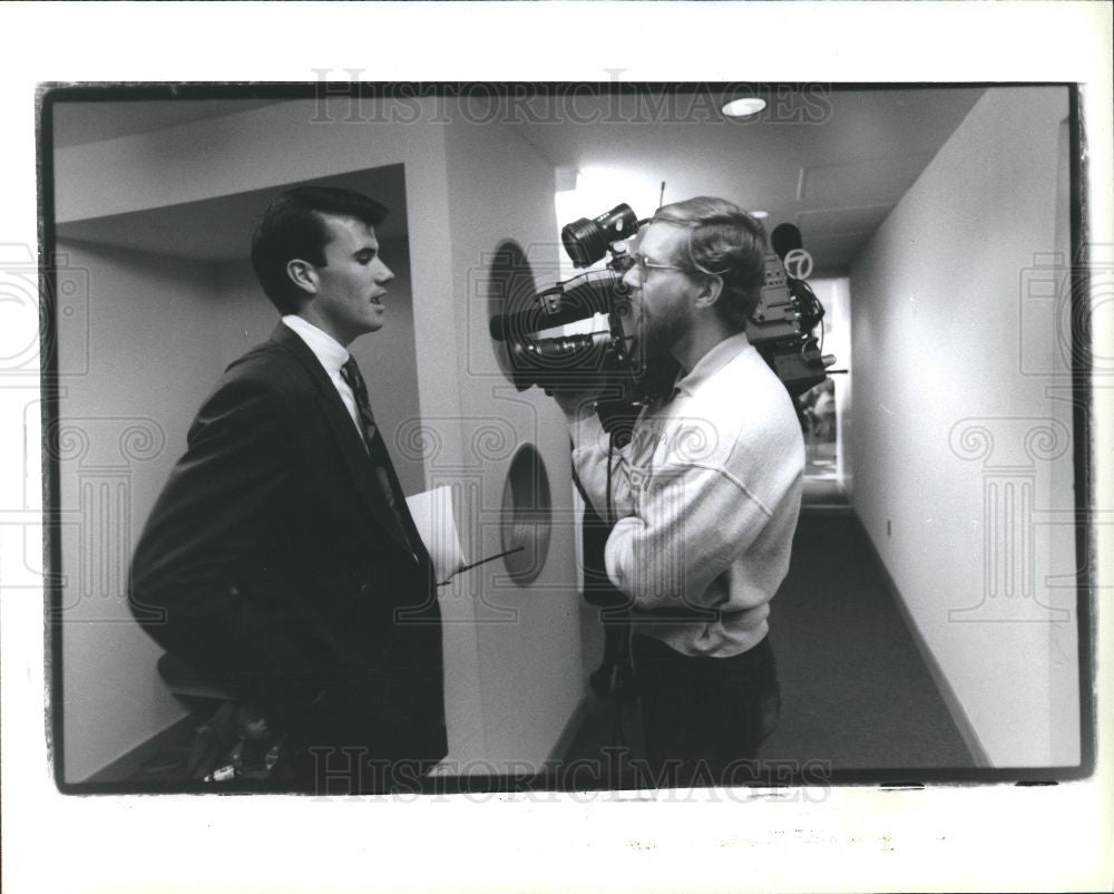 1992 Press Photo Dan  Springer - Historic Images