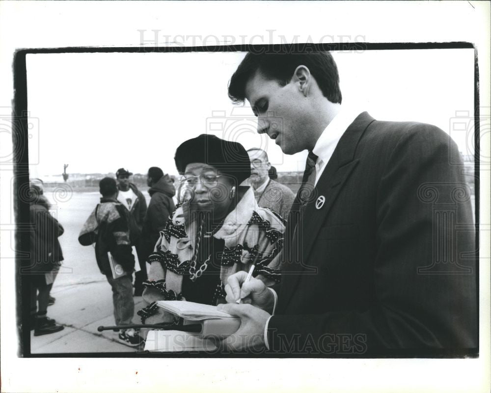 Daniel Springall 1992 Press Photo Dan Springer - Historic Images