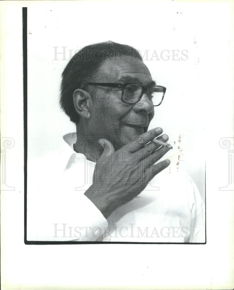 1987 Press Photo James Spivey advocate prisoner rights - Historic Images