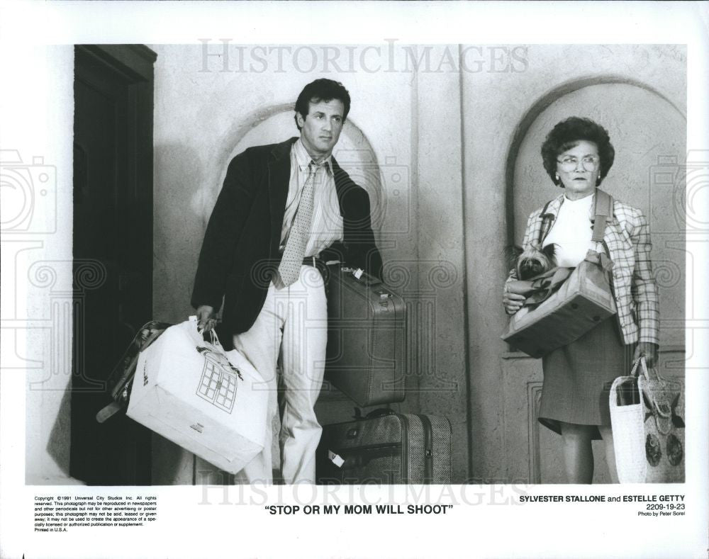 1992 Press Photo Sylvester Stallone filmmaker - Historic Images