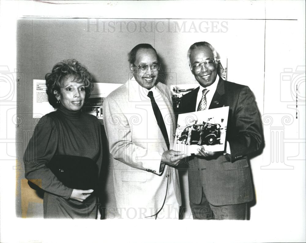 1992 Press Photo Edsel Stellings, Lonnie Stellings - Historic Images