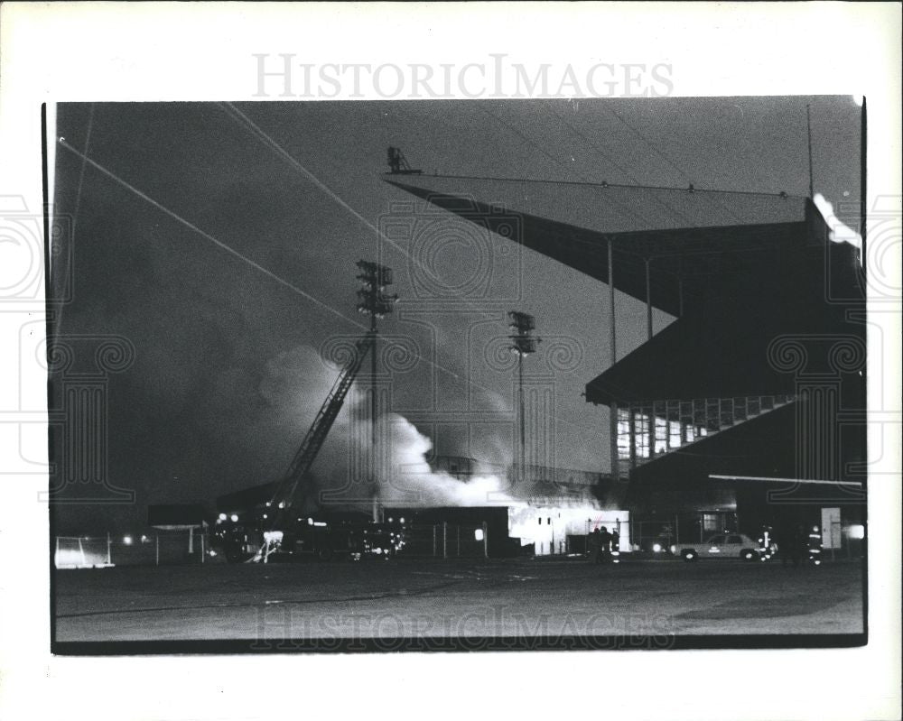 1990 Press Photo Hazel Park Race Track - Historic Images