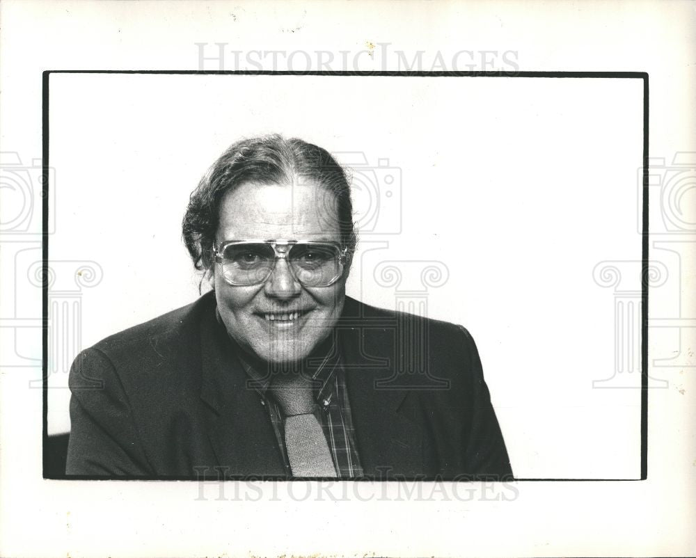 1987 Press Photo DFP, Talbert, Detroit, Journalism - Historic Images