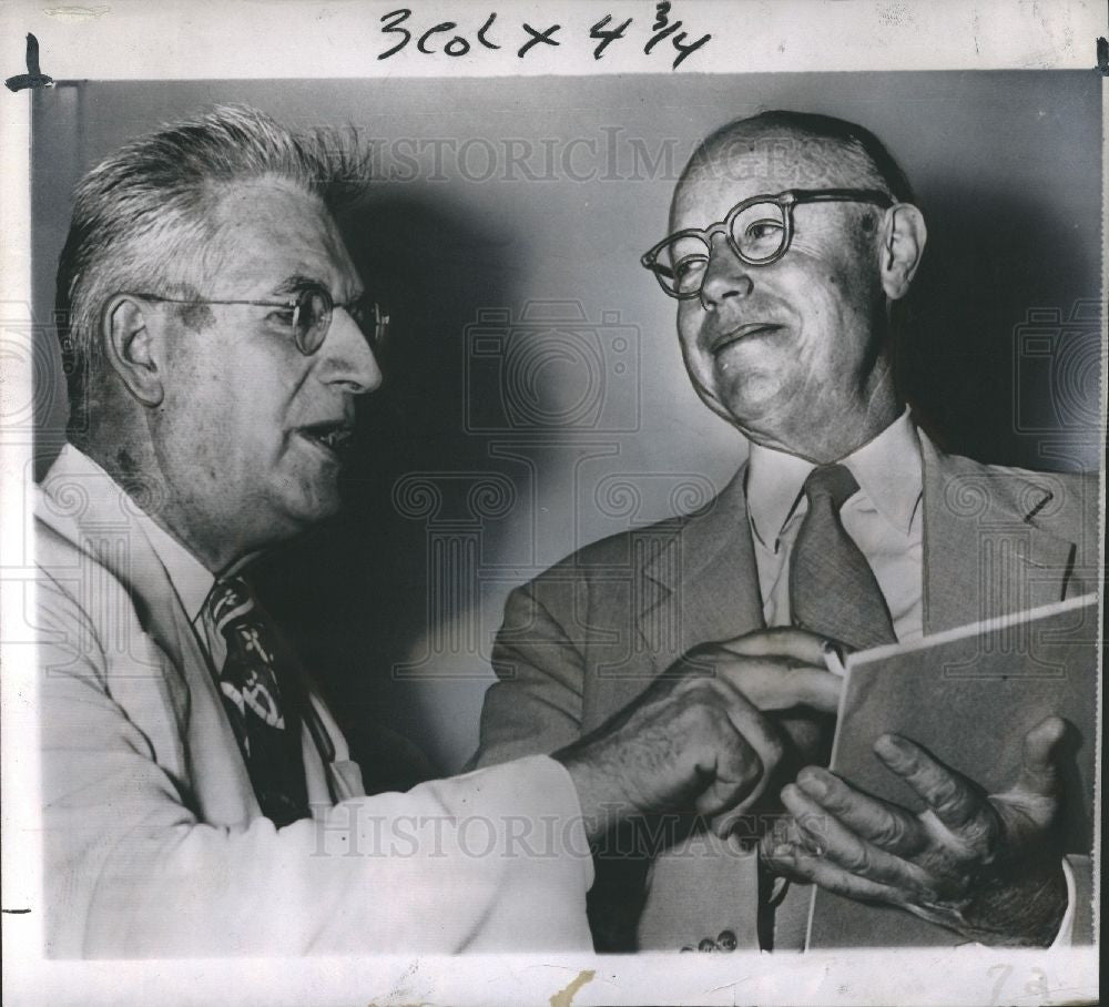 1951 Press Photo Senator Douglas and Senator Taft - Historic Images