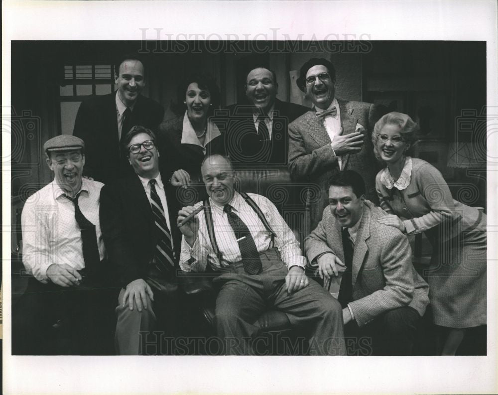 1995 Press Photo Lewis J. Stadlen, actor - Historic Images