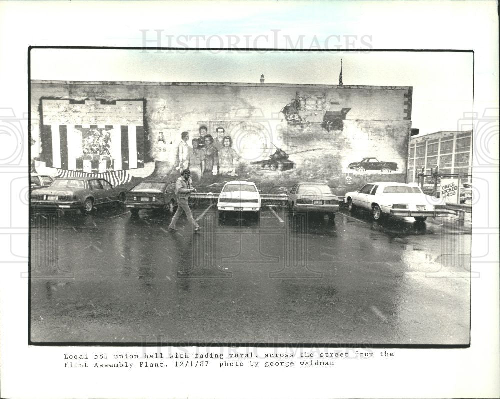 1987 Press Photo Flint Assembly Plant - Historic Images