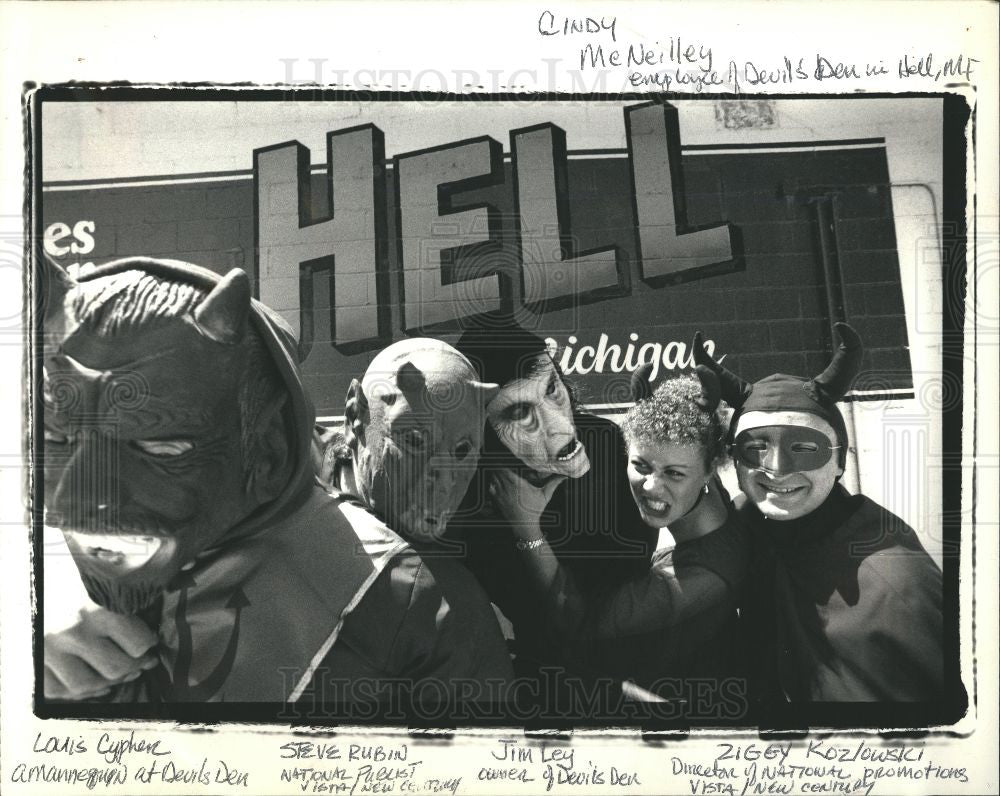 1987 Press Photo town of Hell, Michigan - Historic Images