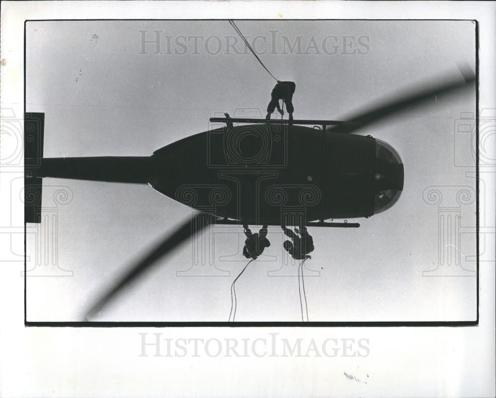1978 Press Photo Helicopter - Historic Images