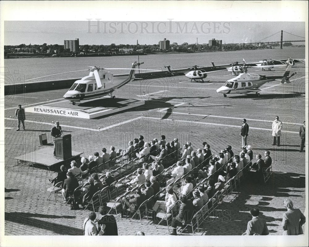1980 Press Photo Helicopter - Historic Images