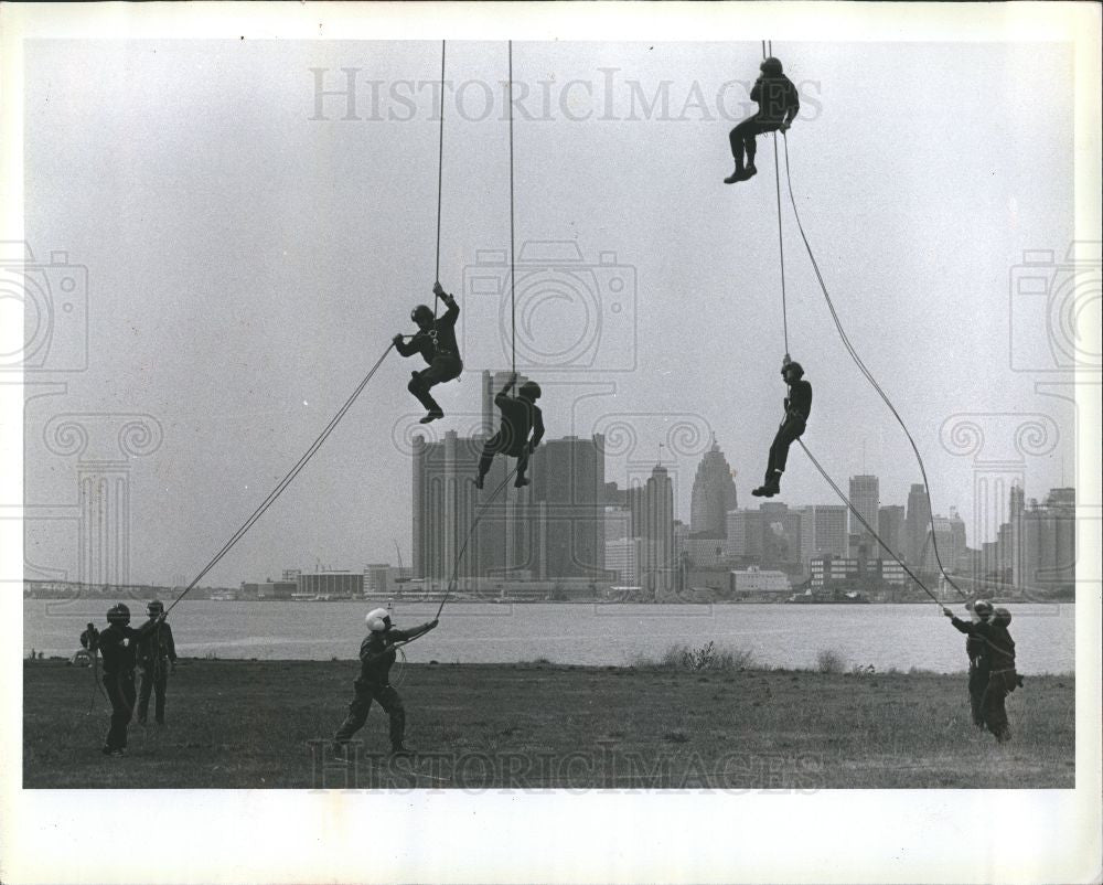 1978 Press Photo Detroit River ferrying demo trainees - Historic Images